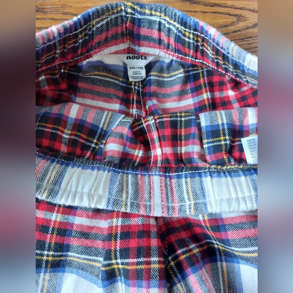 Roots PJ Set NWOT XXS - Picture 5 of 5